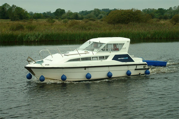 Cruisers for hire on the Shannon River - Carlow Class