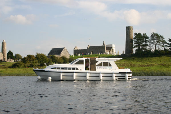 Cruisers for hire on the Shannon River - Wexford Class