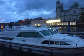 Silver Breeze moored at Athlone