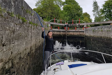 A lock on the Lough Allen Canal