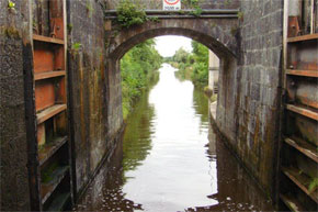 Passing through a Lock on the a Kilkenny Class Cruiser