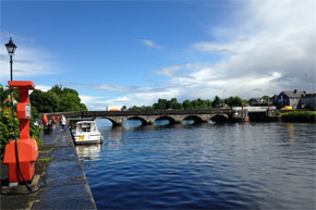 Rooskey Bridge on the Shannon