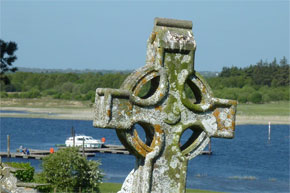 View of the river from Clonmacnoise