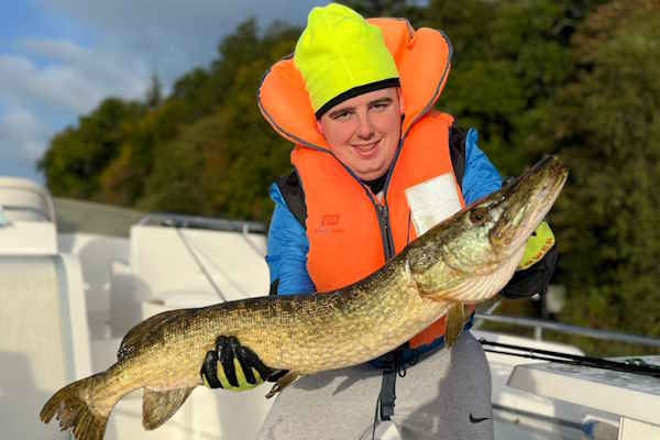 Shannon Boat Hire Gallery - A massive pike - it really was that big!