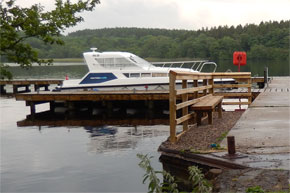 Shannon Boat Hire Gallery - Carlow Class moored