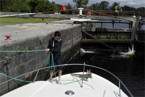 Sunny day in a lock