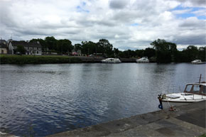 Shannon Boat Hire Gallery - Moored at Rooskey