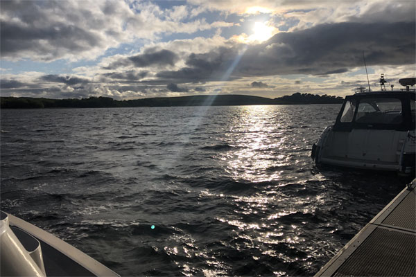 Moored on Lough Erne