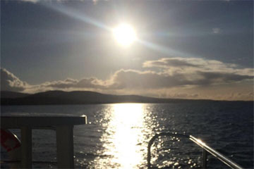 Sunset over Lough Derg