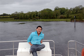 Relaxing on the stern of a Shannon Star