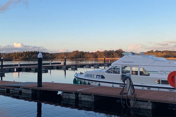 Moored at Lough Key