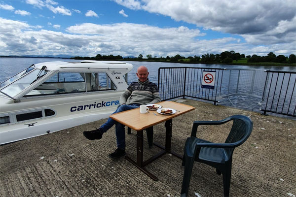 Riverside Breakfast - what more could you ask for?