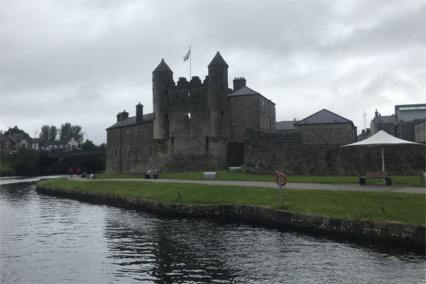 Arriving at Enniskillen