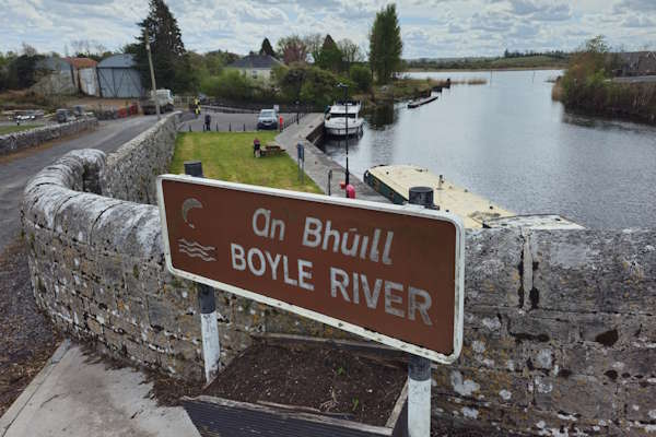 Moored on the Boyle river near Knockvicar