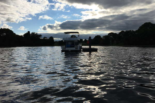 Shannon Boat Hire Gallery - Stuck in the middle?