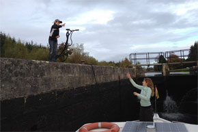 Going through a Lock on the P1107W Penichette