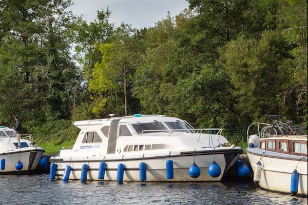 Shannon Boat Hire Gallery - Moored on a Wexford Class