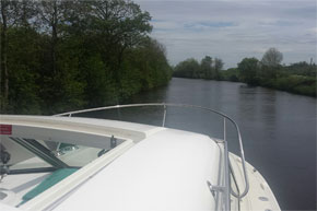 Shannon Boat Hire Gallery - Cruising from Carrick-on-Shannon on a Town Star