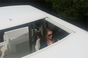 Shannon Boat Hire Gallery - Sunroof View