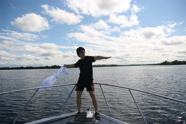 Shannon Boat Hire Gallery - This is a very big surfboard...