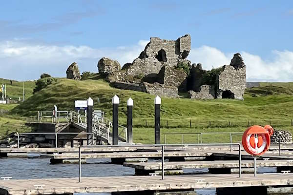 Passing Clonmacnoise on a Crusader