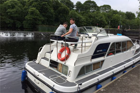 Moored at Clarendon Lock