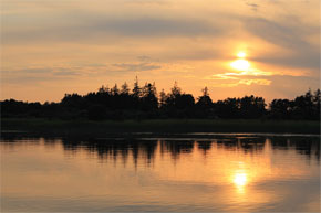 Sunset on the Shannon