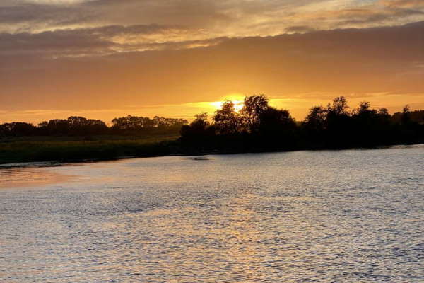 Sunset over the Shannon