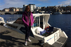 Shannon Boat Hire Gallery - Moored at Athlone