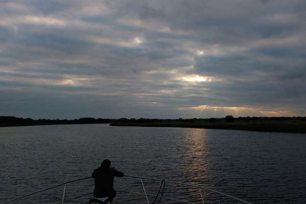 Cruising at dusk