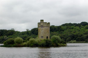 Shannon Boat Hire Gallery - "Fort on Upper Lough Erne on 23.8.04".