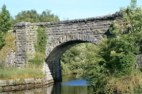 Moored at the bridge at Knockvicar