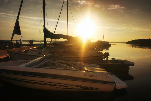 Sunset over Lough Derg