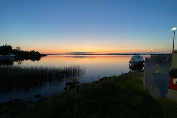 A beautiful sunset over the Shannon