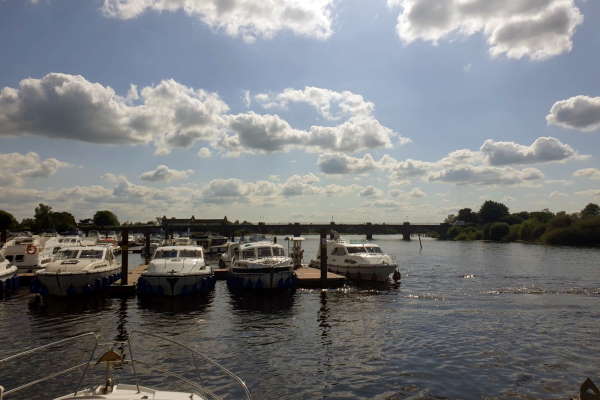 Shannon Boat Hire Gallery - Moored on Lough Derg