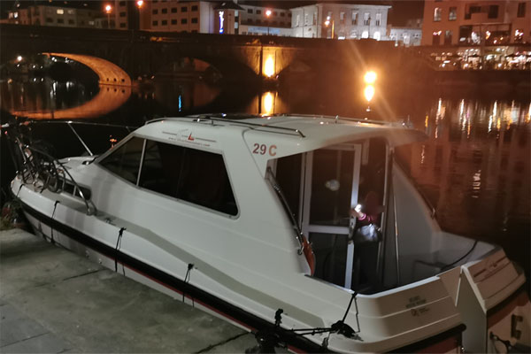 Silver Stream moored at Athlone