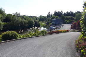 A Carlow Class moored near Ballinamore