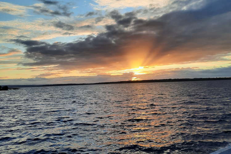 Shannon Boat Hire Gallery - Sunset over Lough Derg