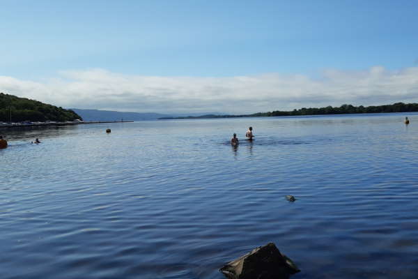 Shannon Boat Hire Gallery - A great day for a dip in Lough Erne