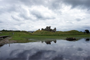 Cruising past Clonmacnoise