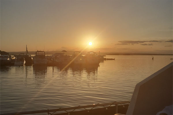 Shannon Boat Hire Gallery - Sunset over Lough Derg