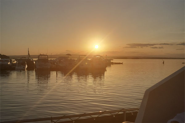 Sunset over Lough Derg