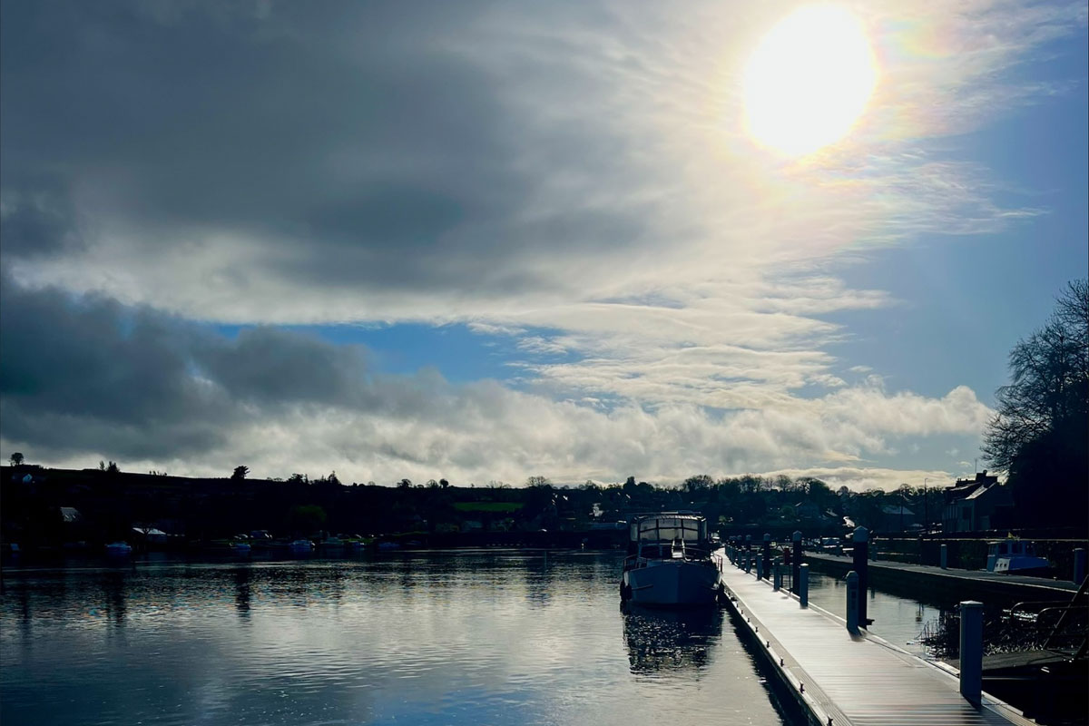 Shannon Boat Hire Gallery - Moored near Killaloe