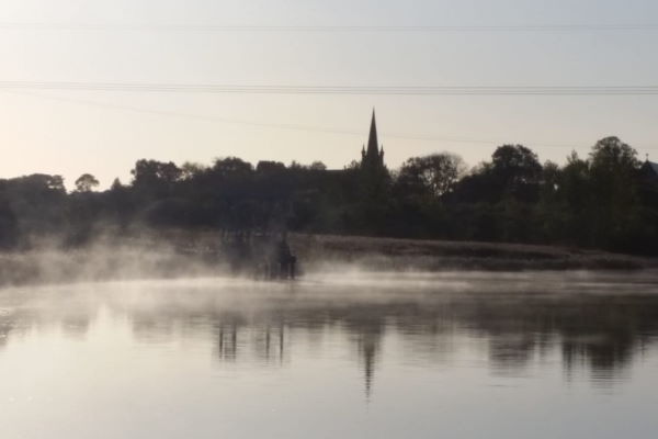 A misty October morning