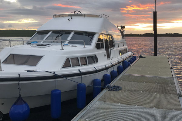 Shannon Boat Hire Gallery - Moored on a Waterford Class