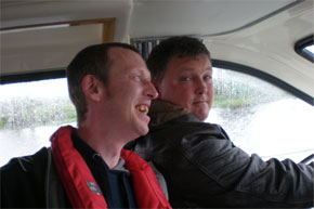 Shannon Boat Hire Gallery - Driver and navigator