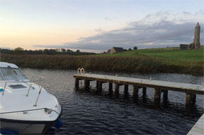 Shannon Boat Hire Gallery - Carlow Class moored at Holy Island on Lough Erne