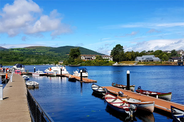 Shannon Boat Hire Gallery - Moored on Lough Derg