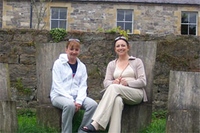 Shannon Boat Hire Gallery - Relaxing at Crom Castle on Lough Erne.