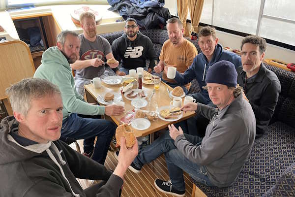 Shannon Boat Hire Gallery - Most important meal of the day!